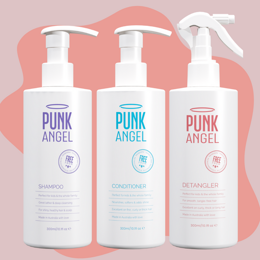 Trio Pack – Shampoo + Conditioner + Detangler